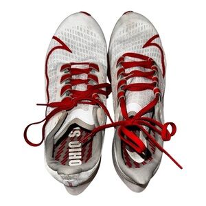 Nike Air Zoom Pegasus 37 Ohio State Buckeyes White Red Men's 8